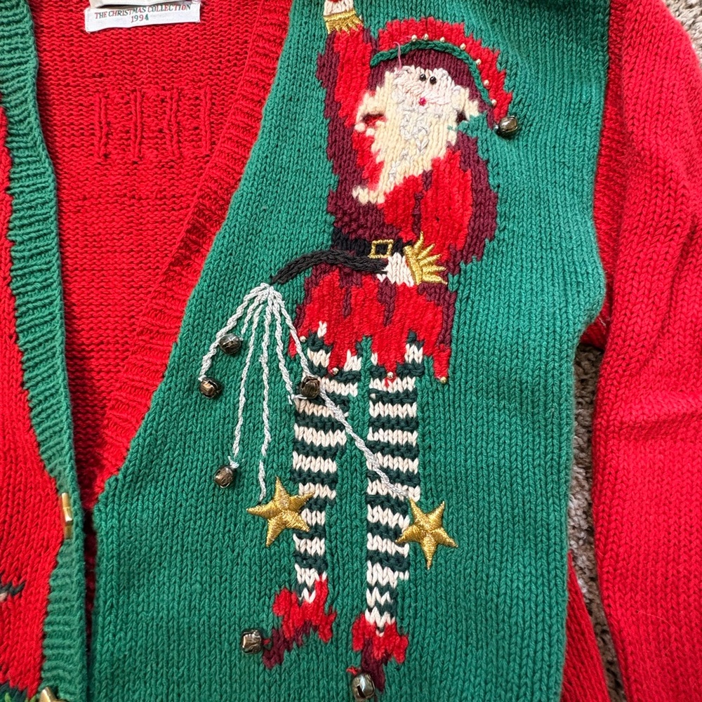 Marisa Christina Red Christmas Collection 1994 vintage Sweater - Picture 4 of 7